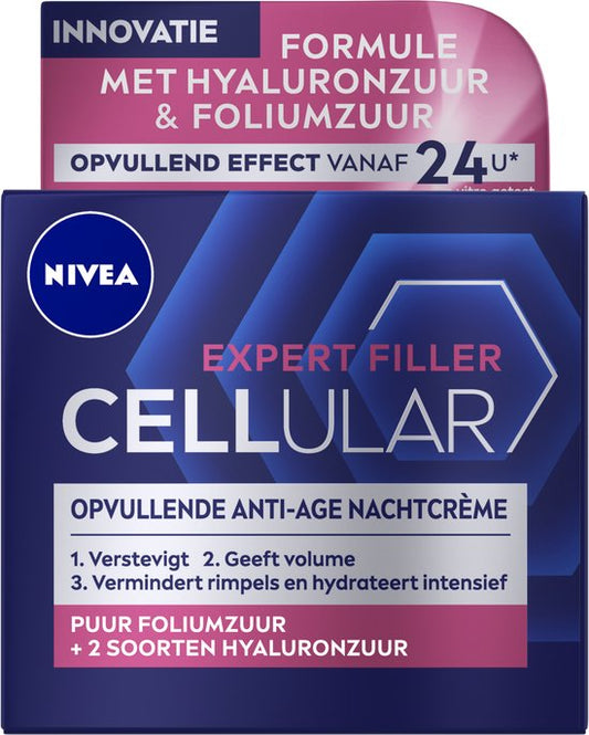 NIVEA CELLular Expert Filler Anti-Age Nachtcrème - 50 ml