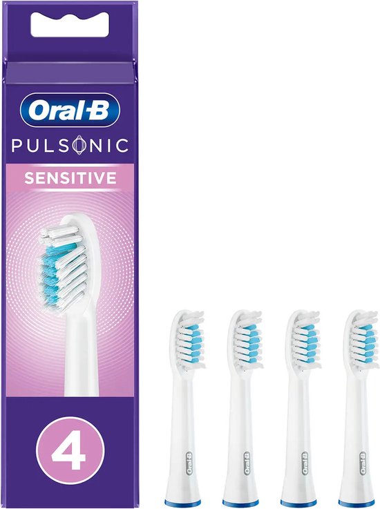 Oral-B - Pulsonic Sensitive Opzetborstels - 4 stuks