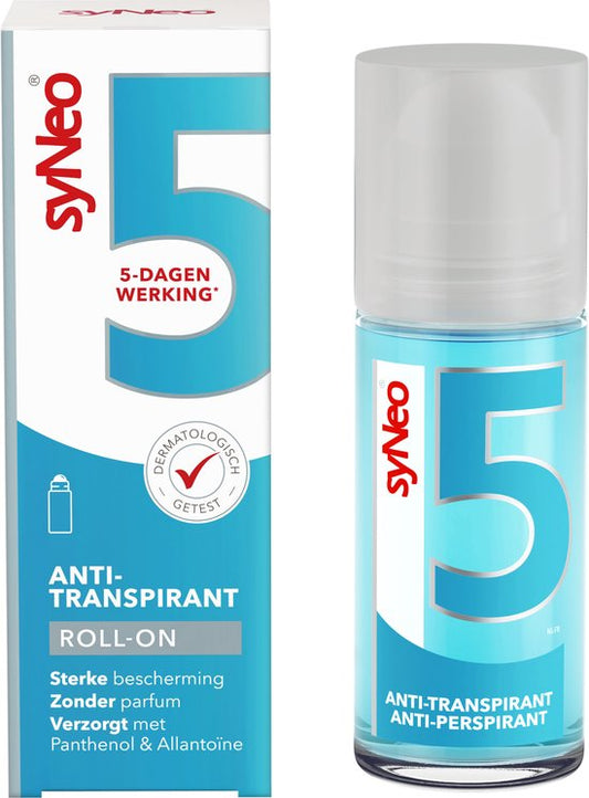 syNeo 5 - Deodorant Anti-transpirant Roller - 50 ml - Overmatig zw