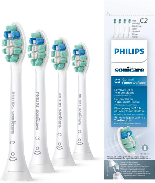 Philips Sonicare C2 ProResults HX6014/07 - Opzetborstel - 4 stuks