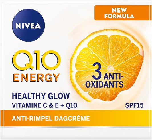 Nivea Q10plusC Anti-Wrinkle + Energy Day Cream SPF 15 50ML