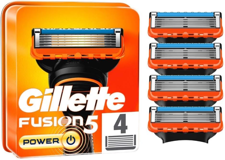 Lames de rasoir Gillette Fusion 5 Power - 4 pièces 