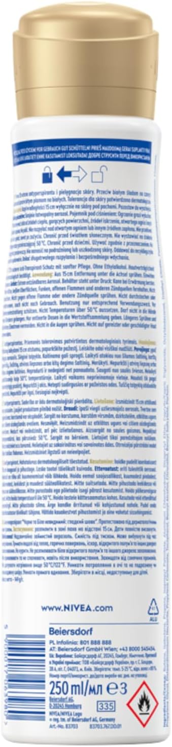 NIVEA Black&White Invisible Silk Smooth 6 stuks 150ml