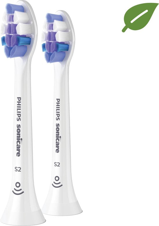 Philips Sonicare Optimal Sensitive - voor Elektrische Tandenborstel - Wit - Verpakking van 2 - HX6052/10