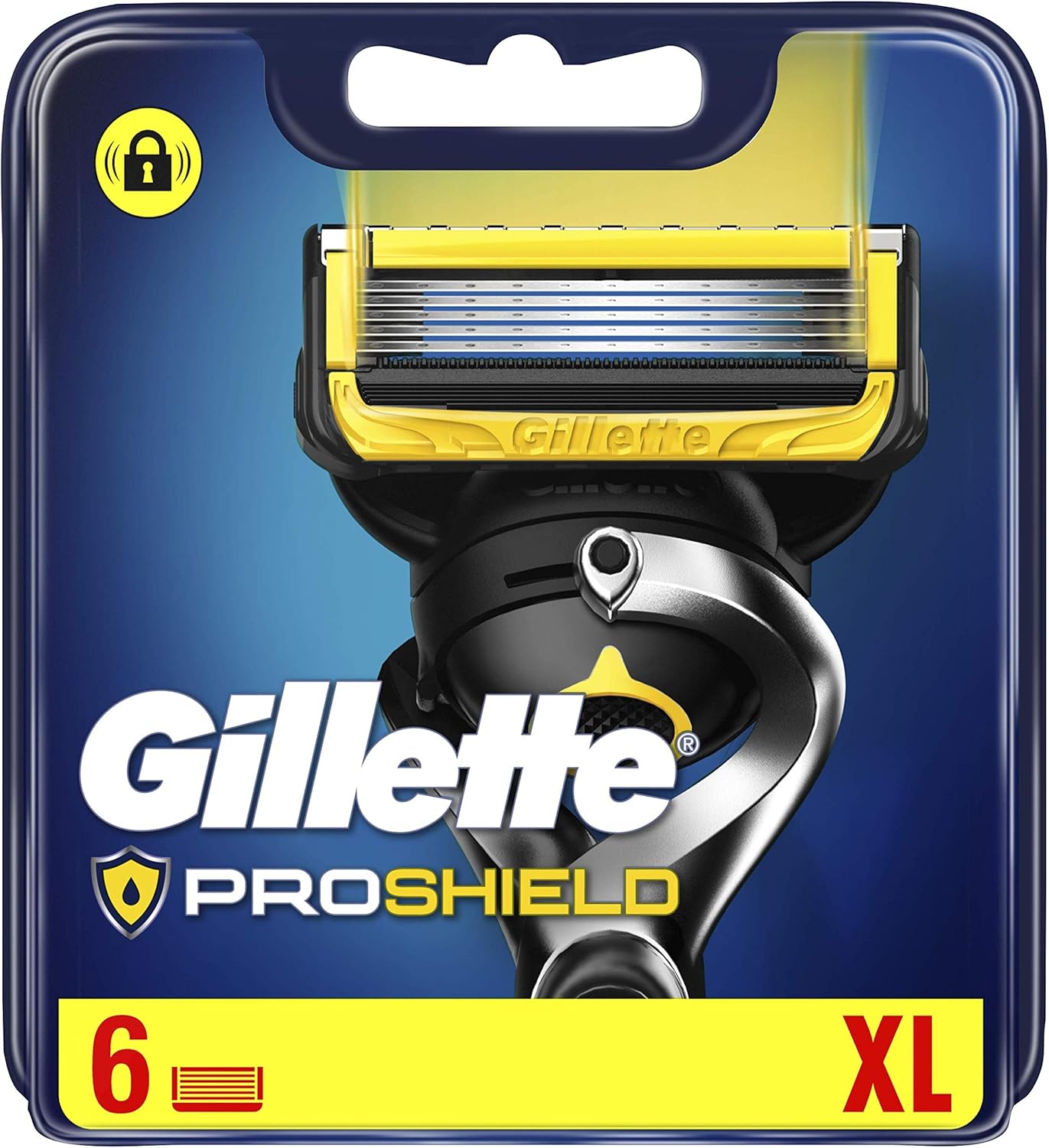 Gillette Proshield-messen voor heren, 6 reservemesjes