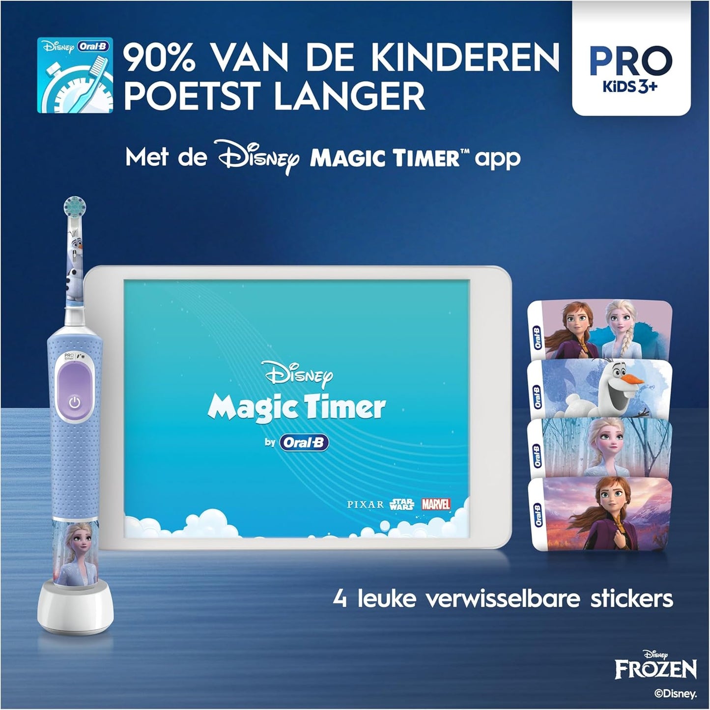 Oral-B Pro Kids Frozen Electric Toothbrush 