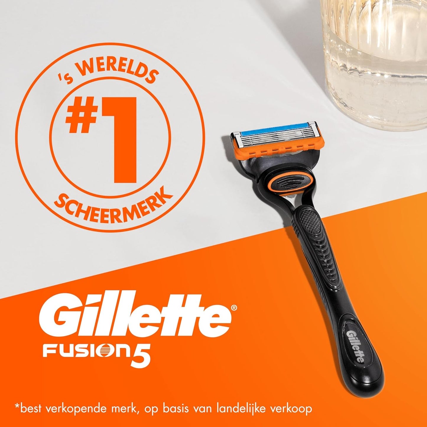 Lames de rasoir Gillette Fusion5 pour hommes, lot de 4, avec bande lubrifiante pour un rasage en douceur 