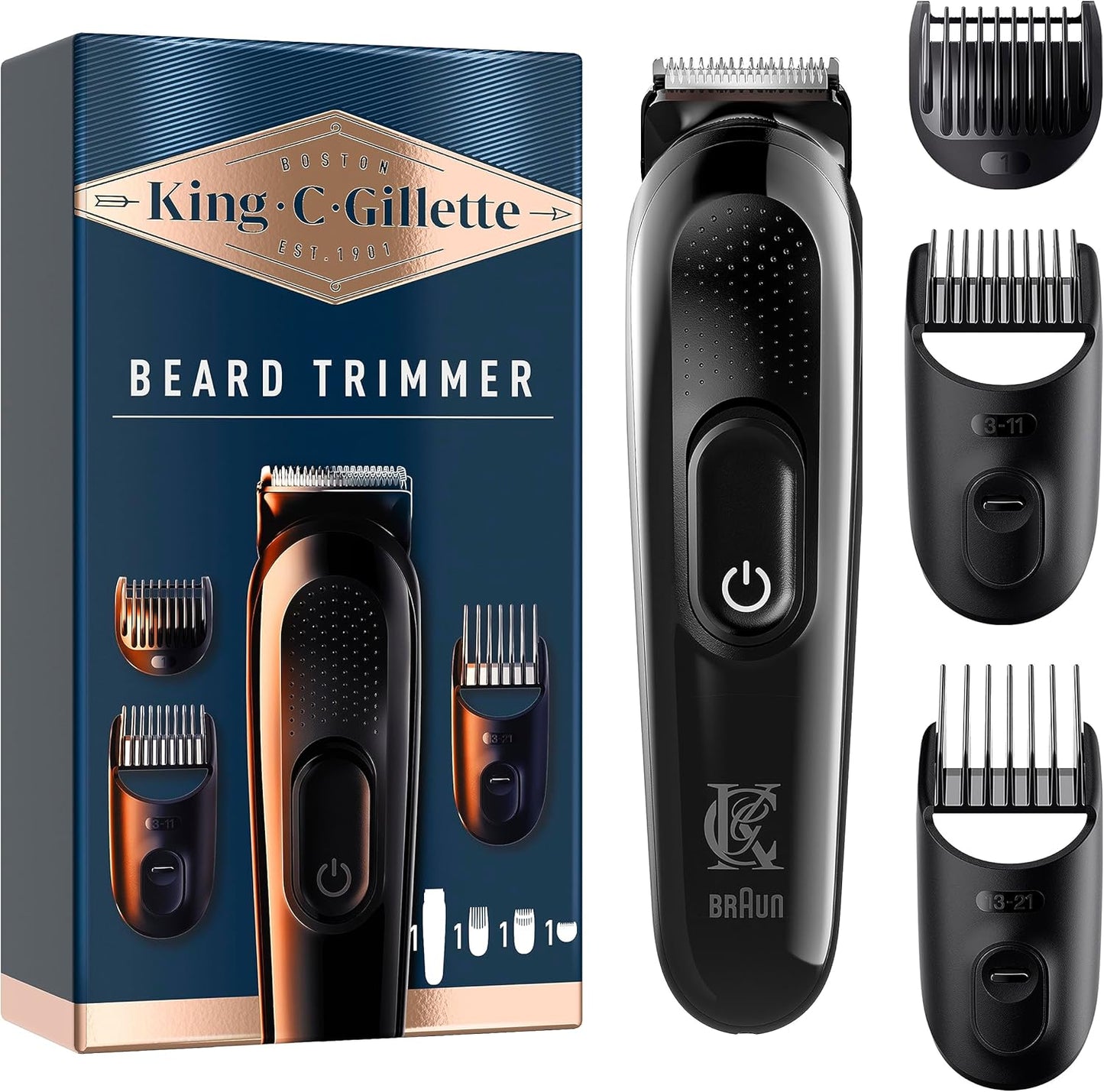 King C. Gillette  Blauw