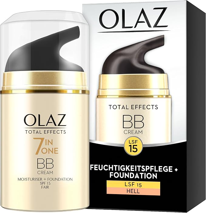 Olaz Total Effects Anti-Ageing 7-in-1 BB Cream with SPF 15, Light Skin Types, 50 ml