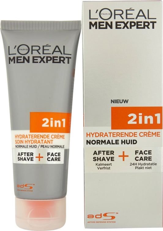 L’Oréal Men Expert Hydra Energetic 2in1 Aftershave en Gezichtscrème - 75ml