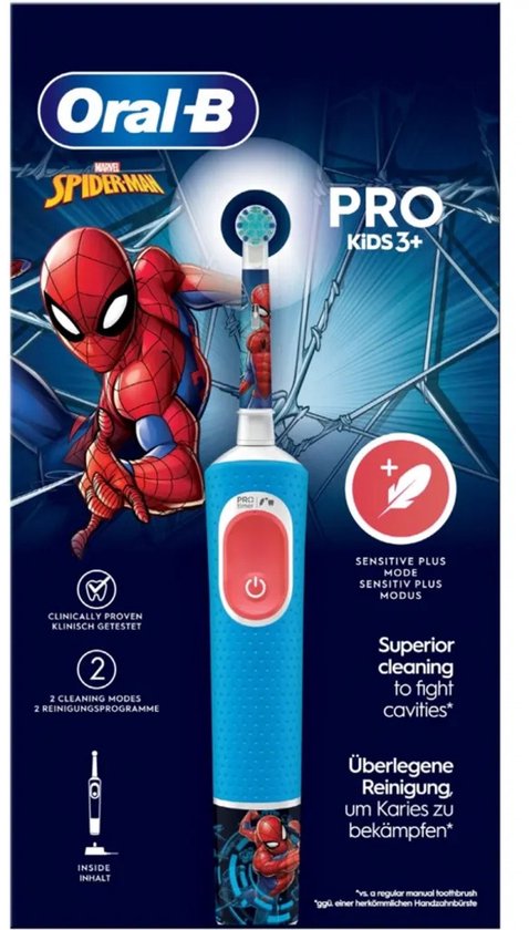 Oral-B Elektrische Tandenborstel Pro Kids Spider-Man