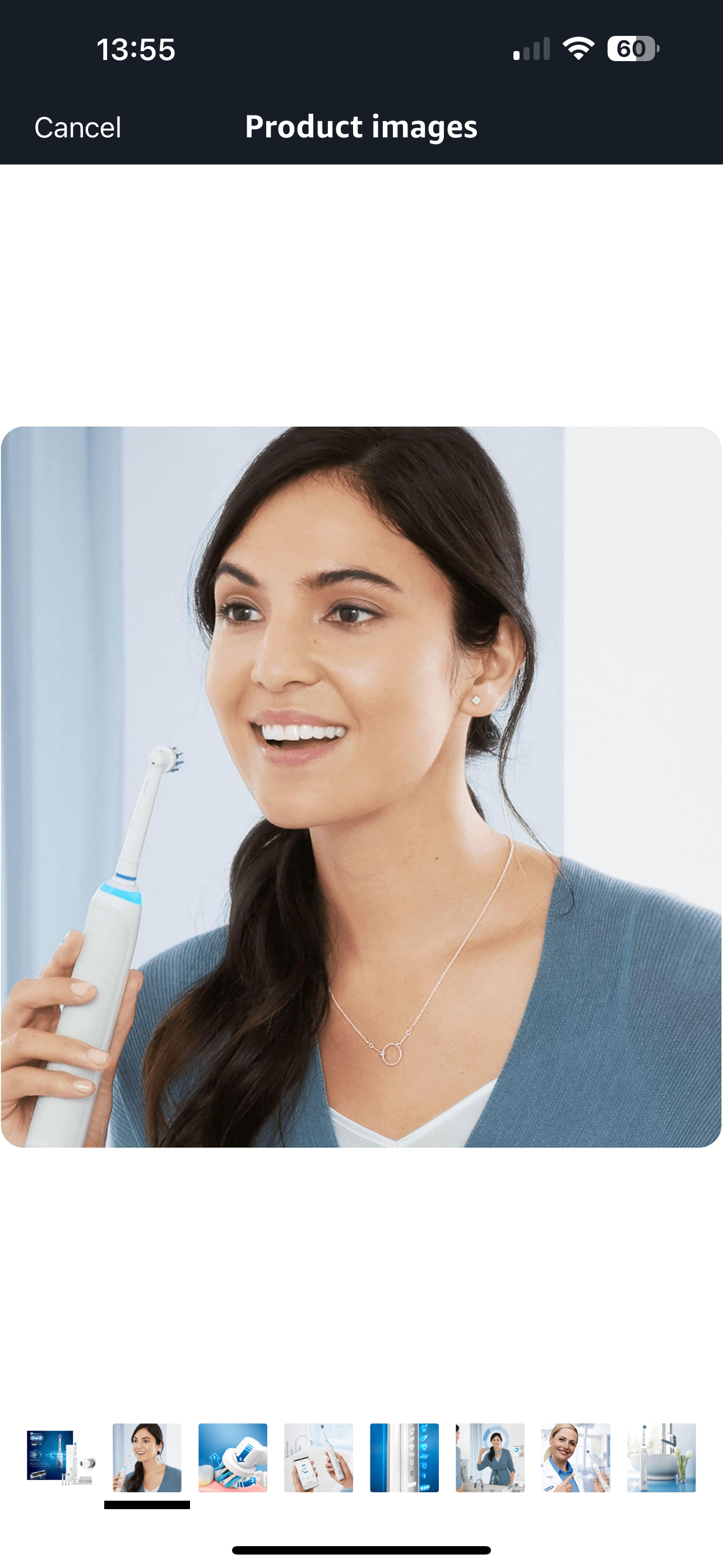 Oral-B Genius 9000N Electric Toothbrush with Positioning Technology, White