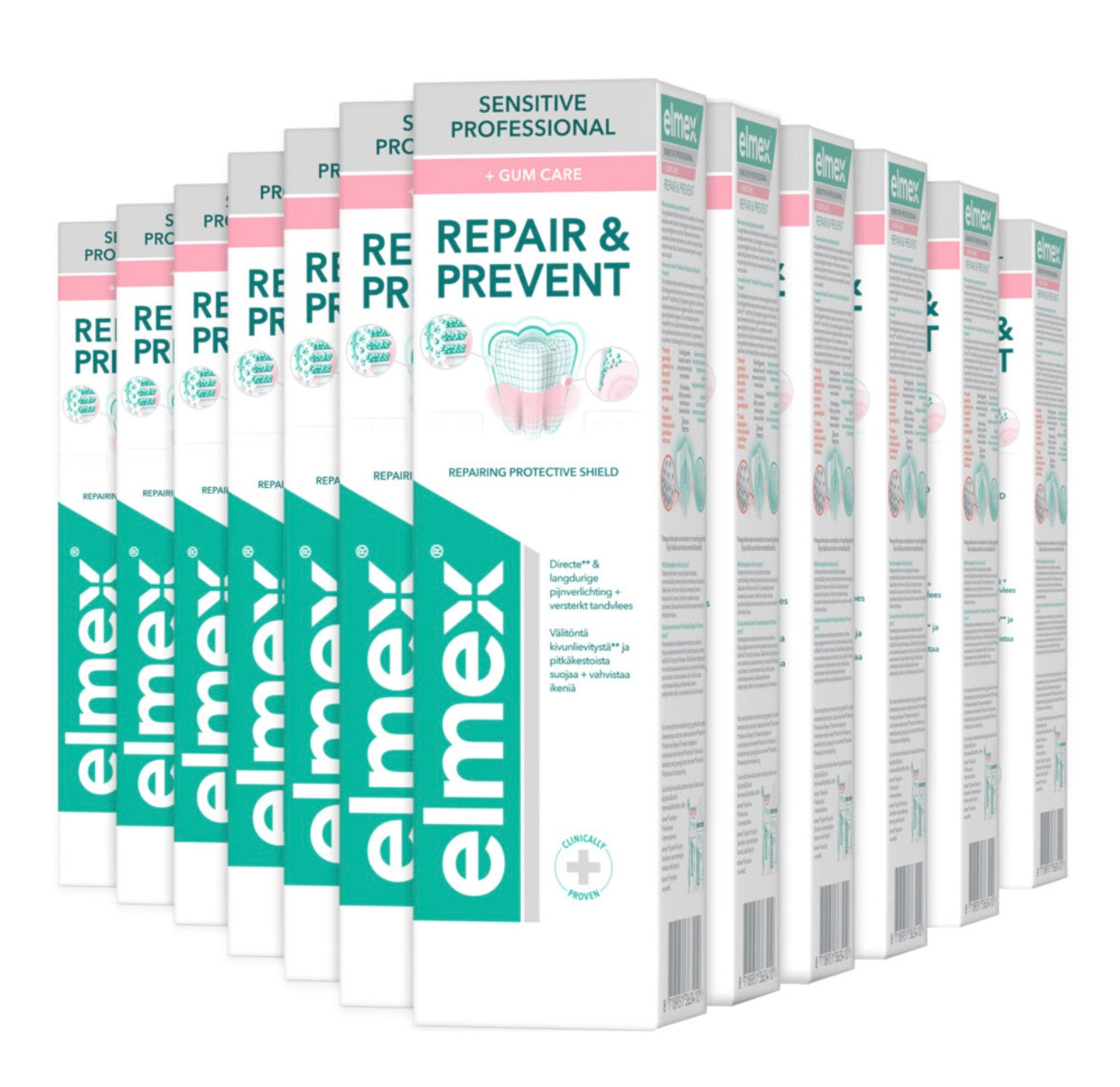 12x Elmex Tandpasta Sensitive Professional Gum Care 75 ml