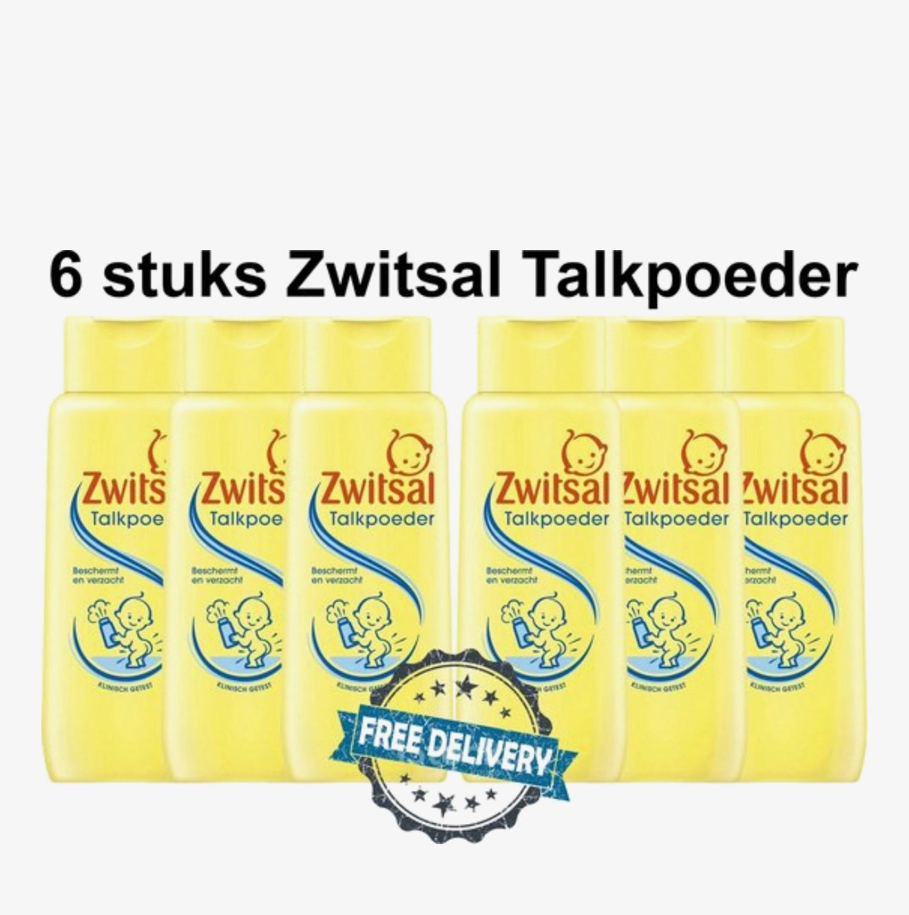 Talc en poudre Zwitsal - 100 g x2