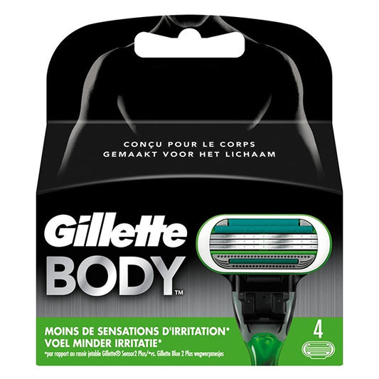 Lames de rasoir Gillette Body (4 pièces)