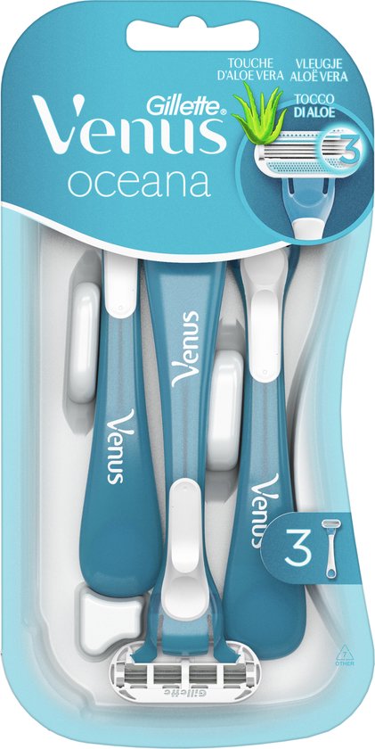 Gillette Venus Oceana Wegwerpmesjes Vrouwen 3 stuks - 3 pakket