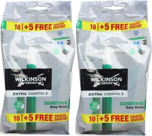 Wilkinson Razor Blades - Extra2 Sensitive 20+10 Pieces