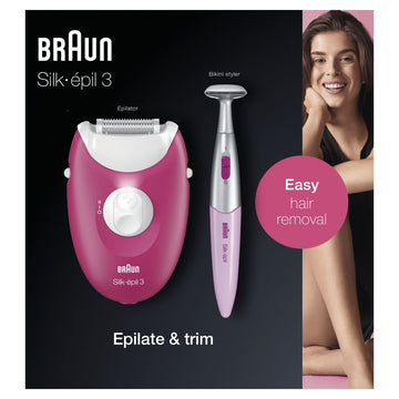Braun Silk-épil 3-420 Epilator voor Langdurige Ontharing, Bikinistyler - Epilator