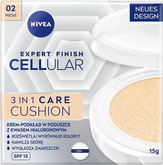 NIVEA Hyaluron Cellular Filler 3in1 Care Cushion – Medium
