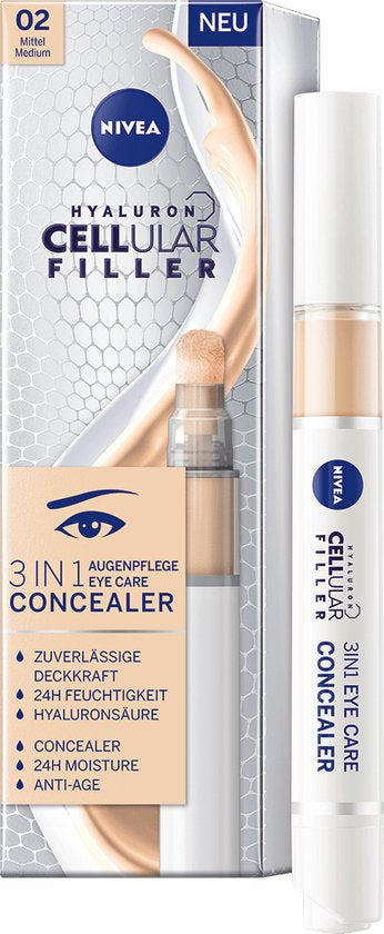 NIVEA Cellular Filler 3 in 1 eye concealer make-up 4 ml