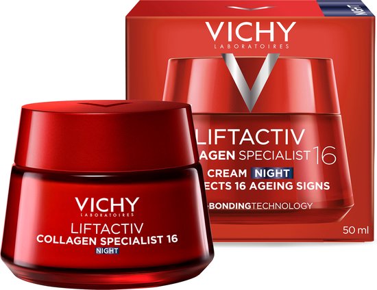 Vichy Liftactiv Collagen Specialist 16 Nachtcrème - Anti-aging verzorging - 50ml