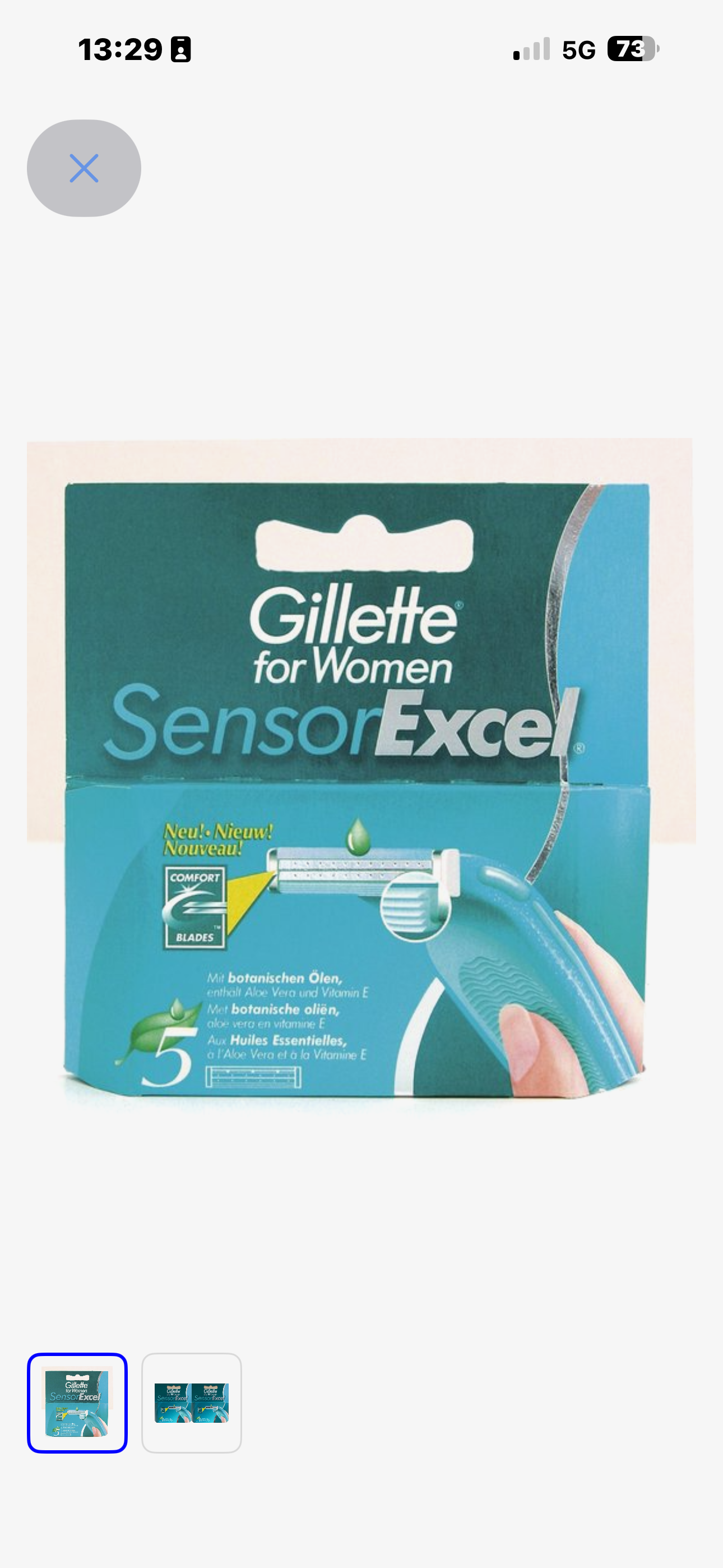 Sensoer excell voor vrouw 5 stuks