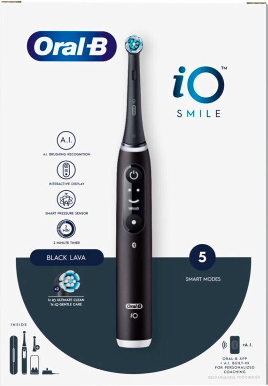 Oral-B iO 7S - Elektrische Tandenborstel - Zwart