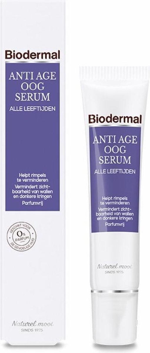 Biodermal Anti Age Eye Serum - Eye Cream Anti Wrinkle Women - 15ml 