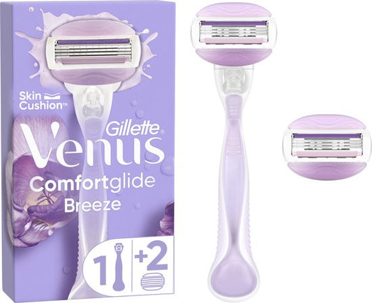 Gillette Venus Comfortglide Breeze - 1 Scheermes - 2 Scheermesjes