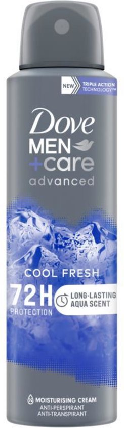 Dove Men+Care - Deodorant - Spray - Cool Fresh - Advanced Care - 6x150ml