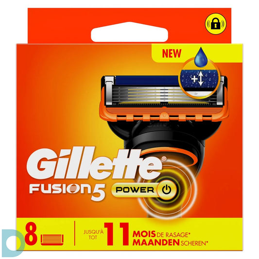Lames de rasoir Gillette Fusion5 Power, 8 pièces 