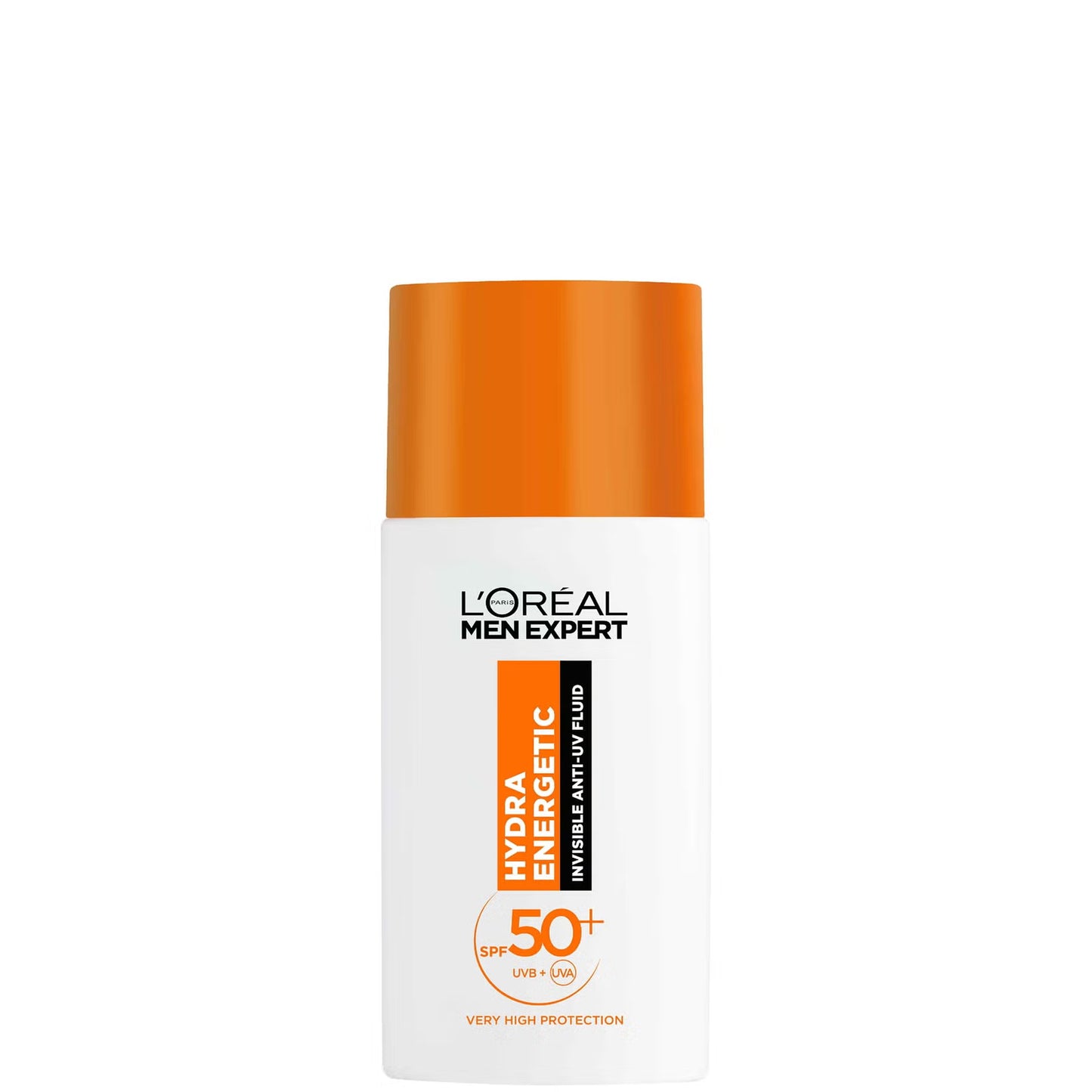 L'Oréal Men Expert Hydra Energetic Fluide Invisible Quotidien SPF50+ à la Vitamine C* Antioxydante 50 ml
