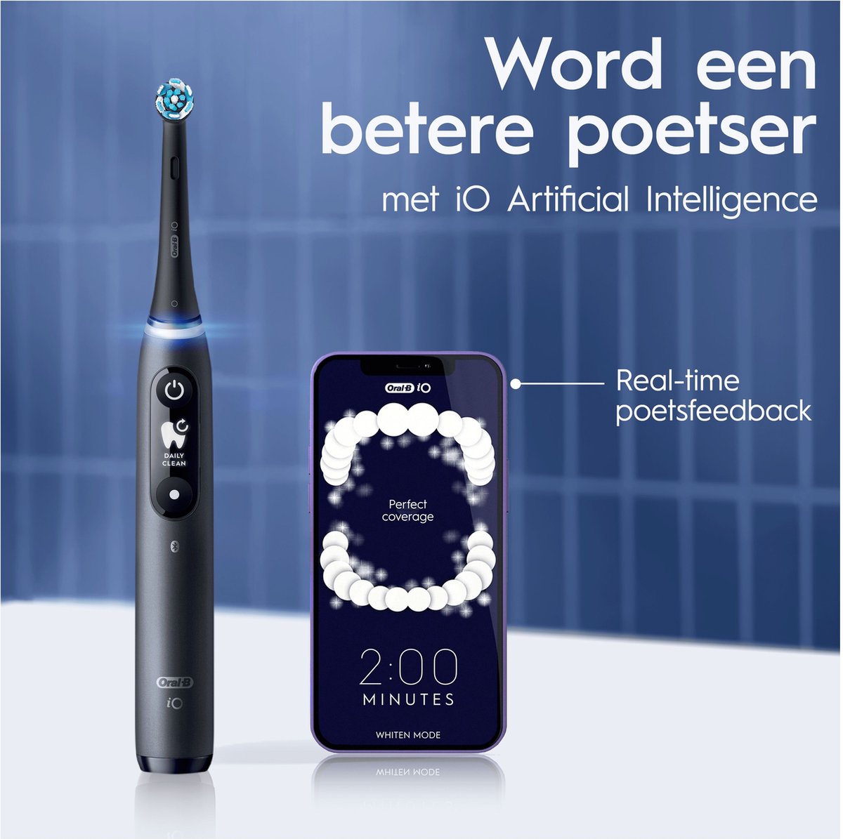 Oral-B iO 7S - Elektrische Tandenborstel - Zwart
