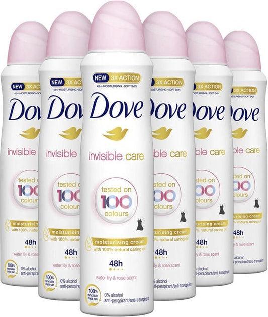 Dove Invisible Care Floral Touch Deo spray 6 x 150 ml
