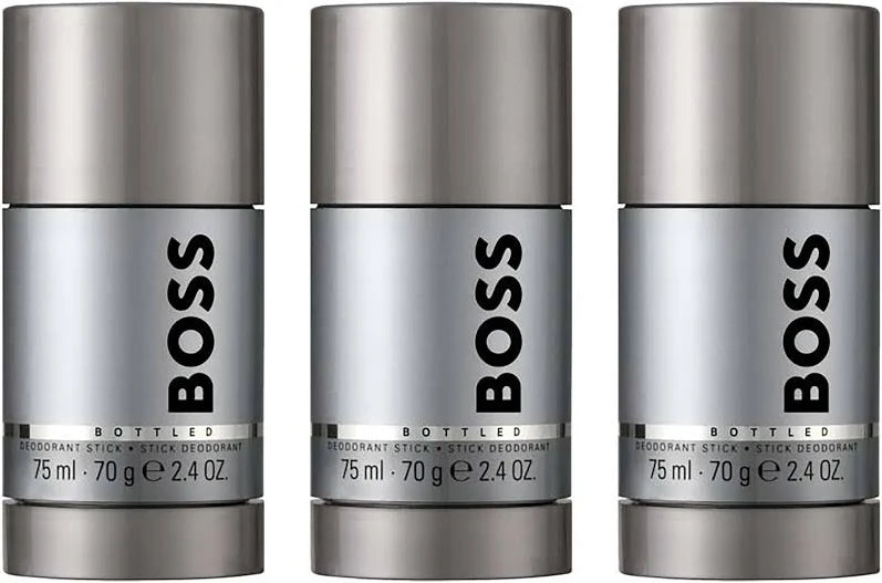 3 x Hugo Boss Bottled Deostick 75ml