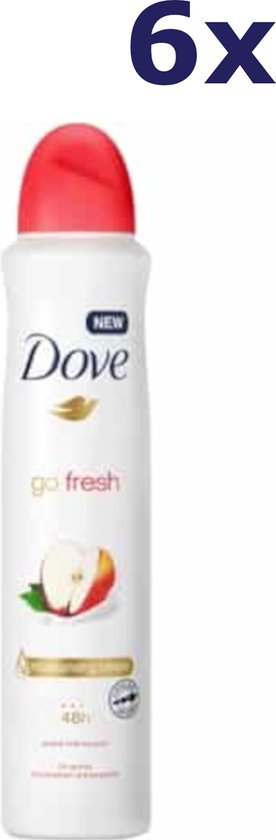 6x Dove Deospray - Go Fresh Apple & White Tea 250ml