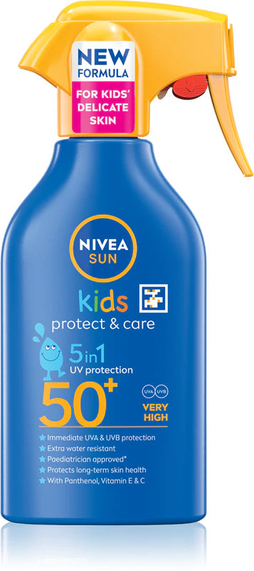 NIVEA SUN Kids Protection & Care 5-in-1 Huidbescherming SPF 50+ zonnebrand 250ML